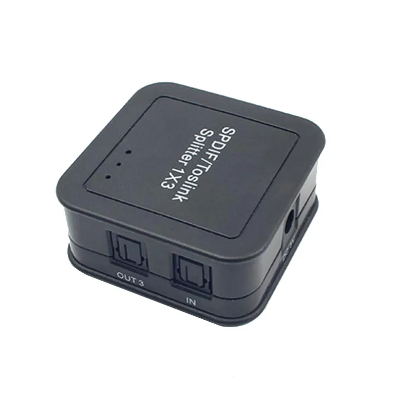 DOITOP мини TOSLINK разделитель SPDIF 1x3 цифровой волоконно оптический сплиттер 1 вход 3