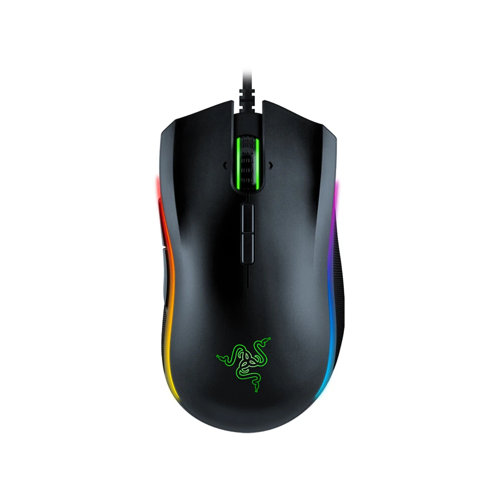 Проводная игровая мышь Razer Mamba Elite 16000 DPI стандартная оптическая сенсорная Chroma