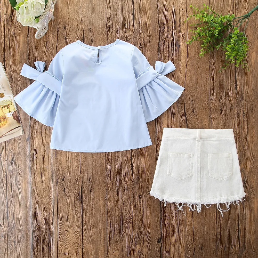 2019 New Fashion Children's Clothing Girls Close Child Outfit Mom And Daughter Dress Set Thin Casual 2 Piece 18820 | Мать и ребенок