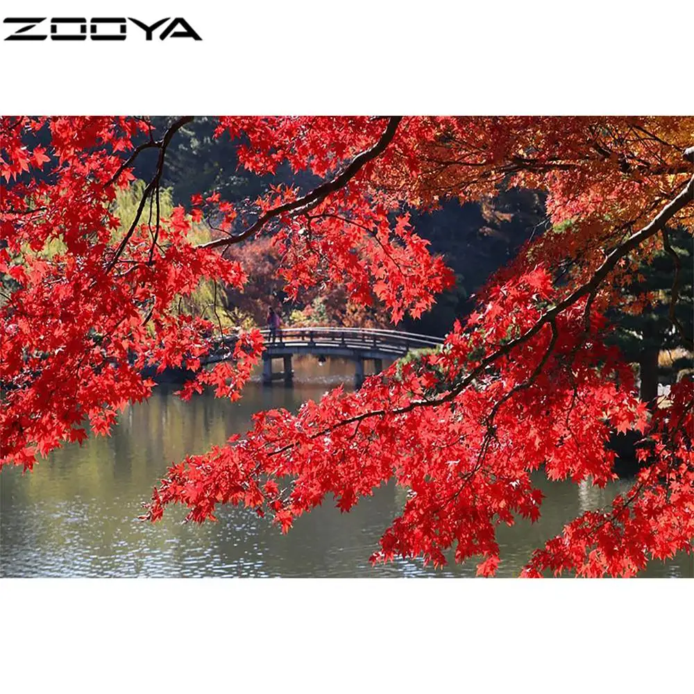 Алмазная вышивка zooya пейзаж дерево полный набор новинка 2019 5d алмазная картина