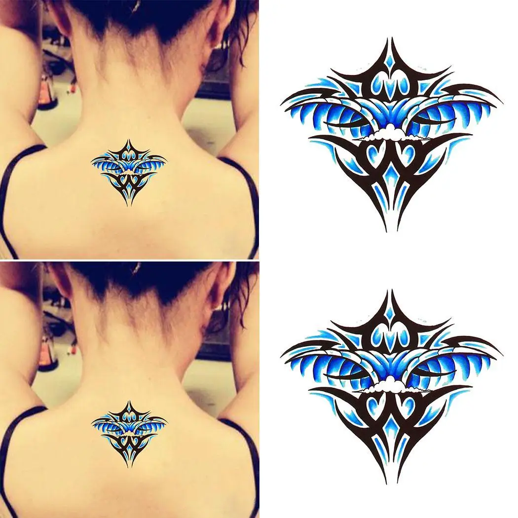 Личность цветок рука шаблон удаляемый водонепроницаемый временный татуировки