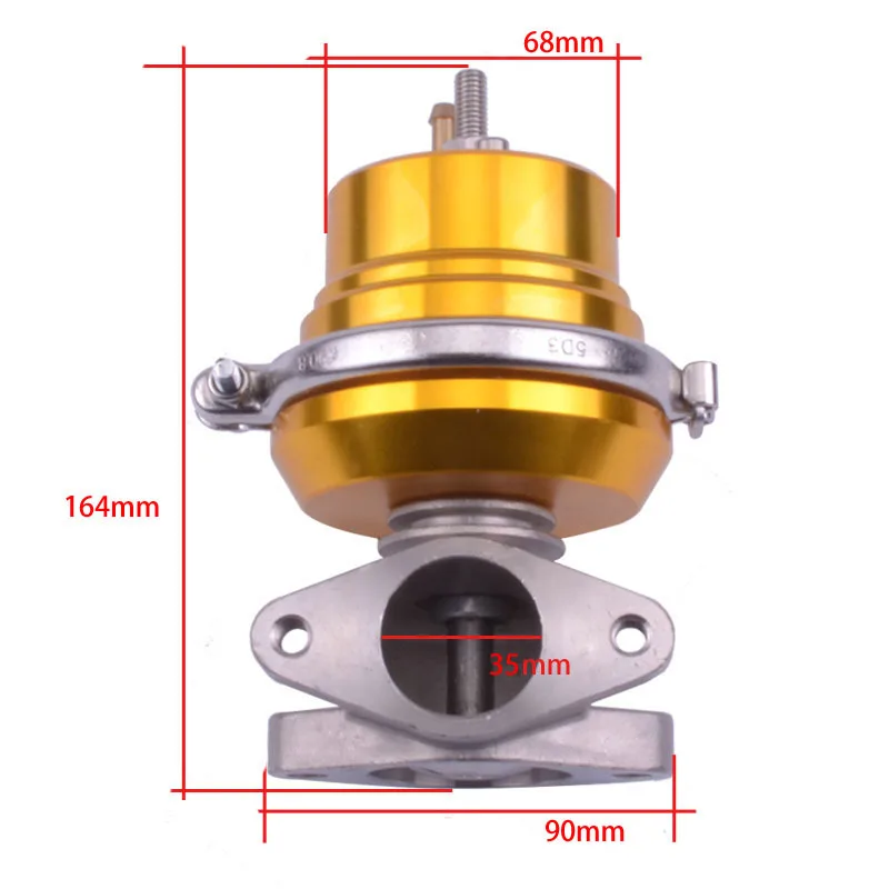 ESPEEDER 35 мм Универсальный Весна Регулируемый Wastegate Turbo внешний Золото Высокая