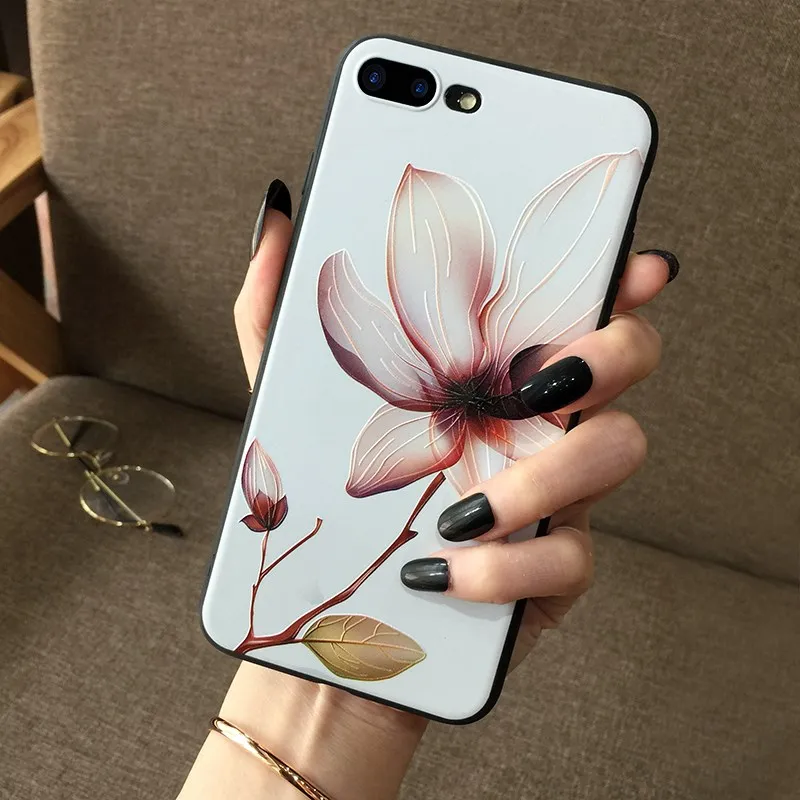 Матовый чехол для телефона iPhone 5 8 7 X 6 S 10 силиконовый мягкий из ТПУ iPhone8 на