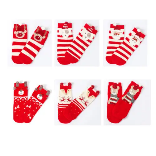 3 пары Детские бесшовные трикотажные гольфы унисекс Нескользящие гетры