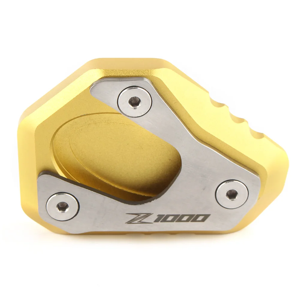 Z1000 2010 2018 подставка боковая удлинитель пластины Pad для Kawasaki 2011 2012 2013 2014 2015 2016 18