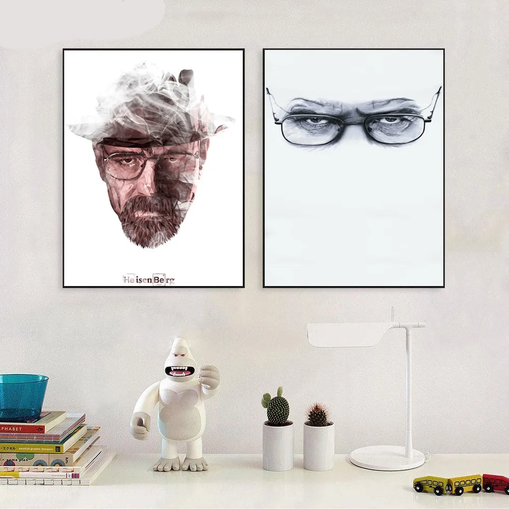 Breaking Bad Фильм рисунок плакаты и художественная печать на холсте картина