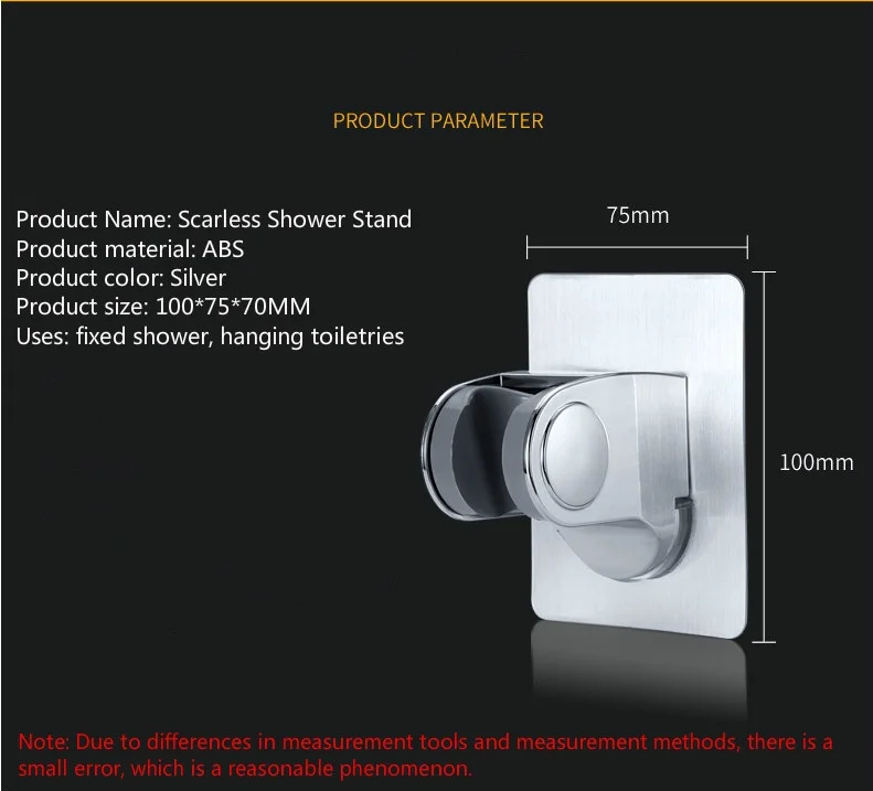 45 градусов Регулируемый Насадки для душа Держатель Кронштейн Ванная комната