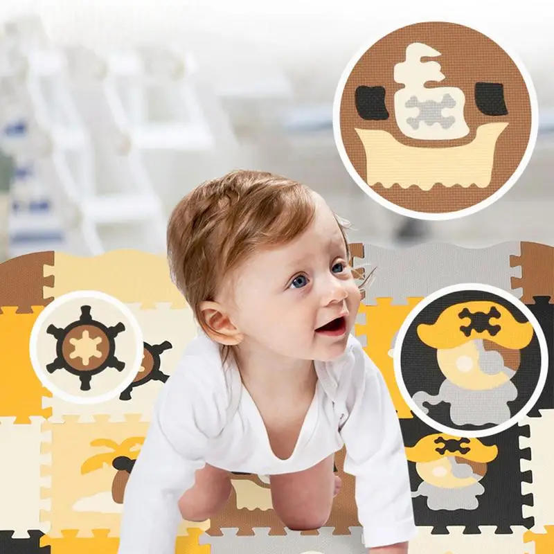 Детский мультяшный Коврик пазл из пены коврик для ползания с забор 23 напольной