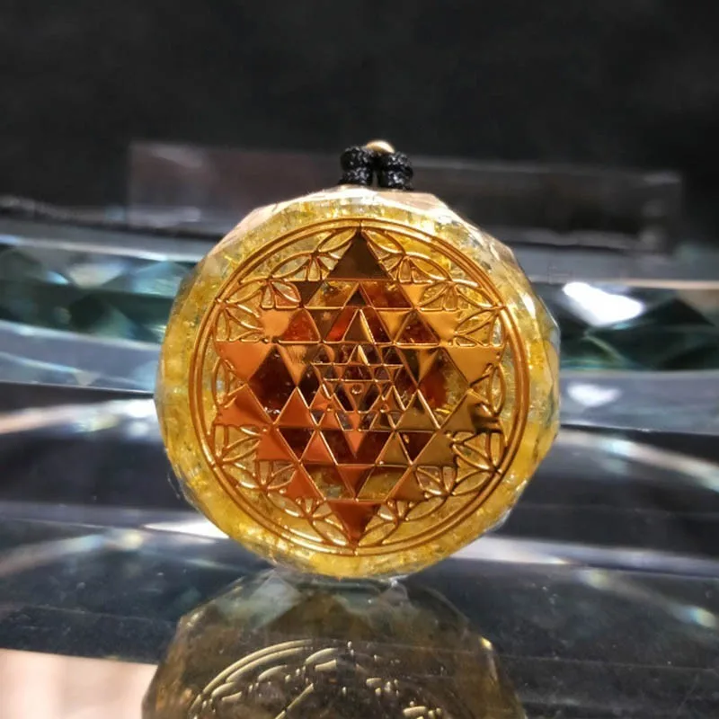 AURAREIKI Orgonite кристалл энергия кулон ожерелье Исцеление помощь любовь счастье для