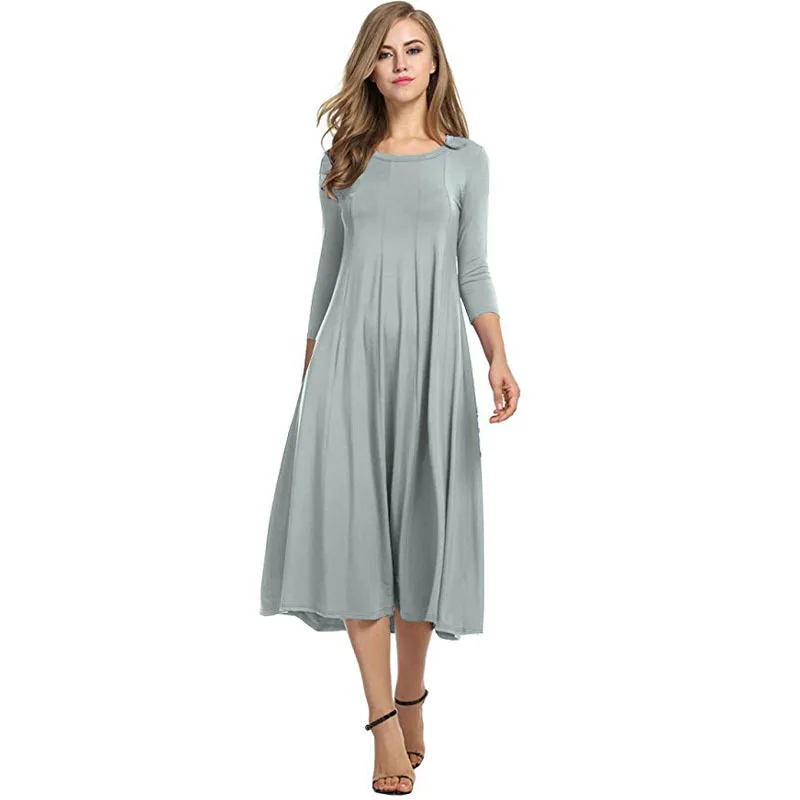 

2019 new candy color maternity dress pregnant women clothes long ladies dress pregnancy autumn dress