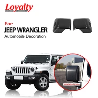 loyalty for jeep wrangler jl 2018 2019 exterior rear view rearview side mirror cover trim carbon fiber car accessories