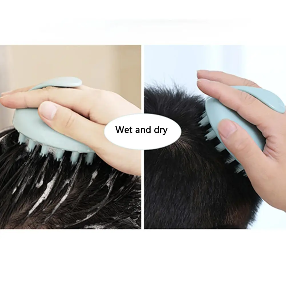 1 шт. шампунь расческа ручной силиконовый для кожи головы Массажная щетка мытья