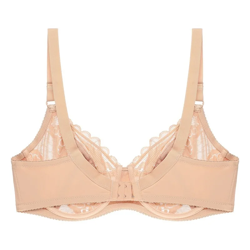 2019 lace bra ladies new full cup bralette sexy ultra-thin underwear gathered adjustable bras for women | Женская одежда