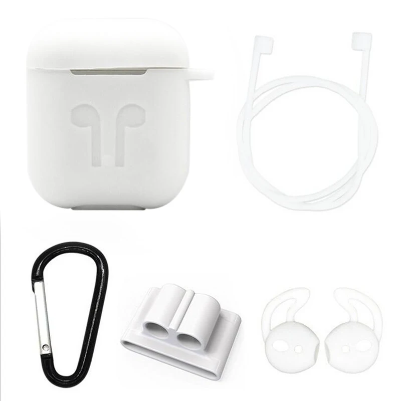 5 шт./компл. силиконовый беспроводной Bluetooth футляр для наушников Apple I10 I12 Tws