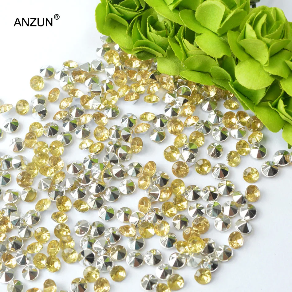 

1000 шт., 4,5 мм, 1/3 карата, украшение для свадебного стола