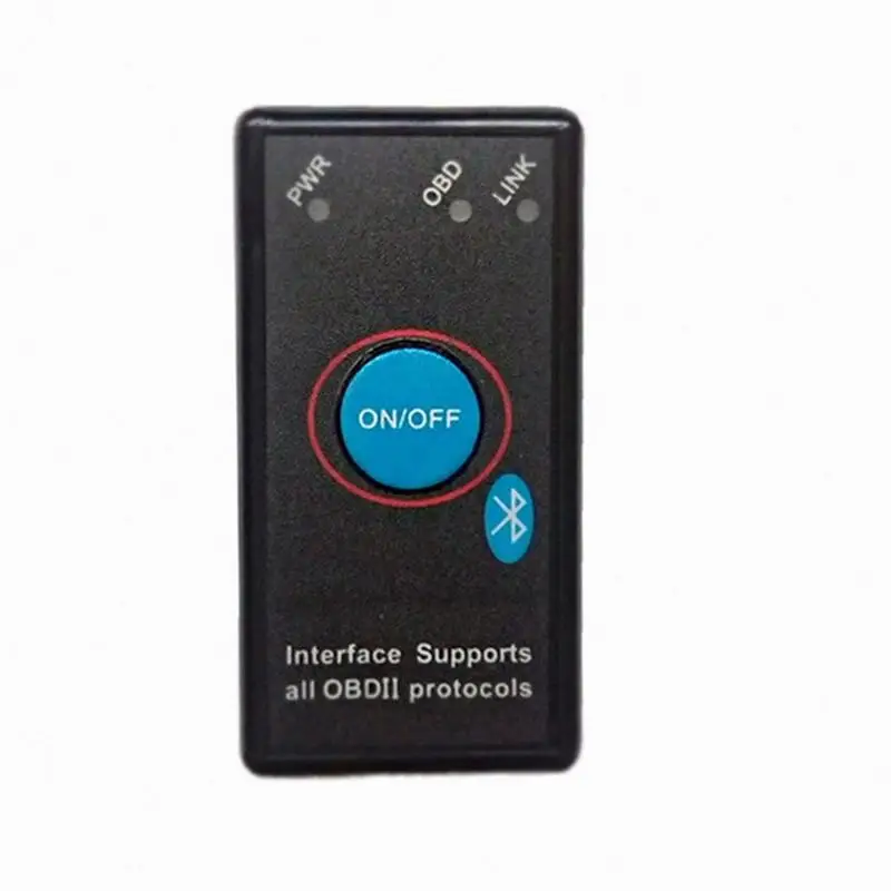 Супер Мини Elm327 Bluetooth OBD2 V1.5 Elm 327V 1 5 OBD 2 Автомобильный диагностический сканер Elm-327
