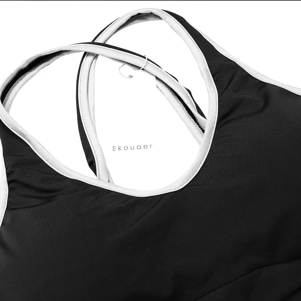 Женский спортивный однотонный пуловер Yoga Bra High Impact Yes для тренировок фитнес без