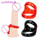 VATINE кольца на пенис для задержки эякуляции мужское устройство верности секс-игрушки для мужчин кольца на пенис секс-товары