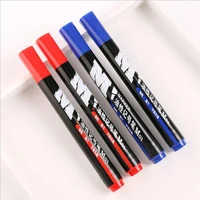 oil marker pens black blue red quick drying ink fiber round toe wear resistant writing supplies g207
