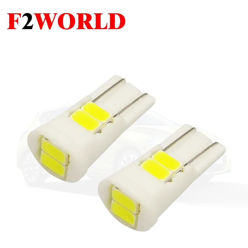4 шт * Идеальный Завод selt T10 W5W 5630 6smd Керамика База Светодиодный Габаритные фонари