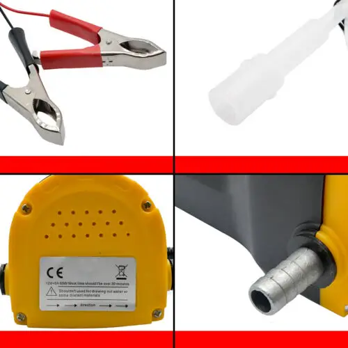 DC 12 V/60 W Электрический жидкий экстрактор масла дизельного перекачивающего насоса