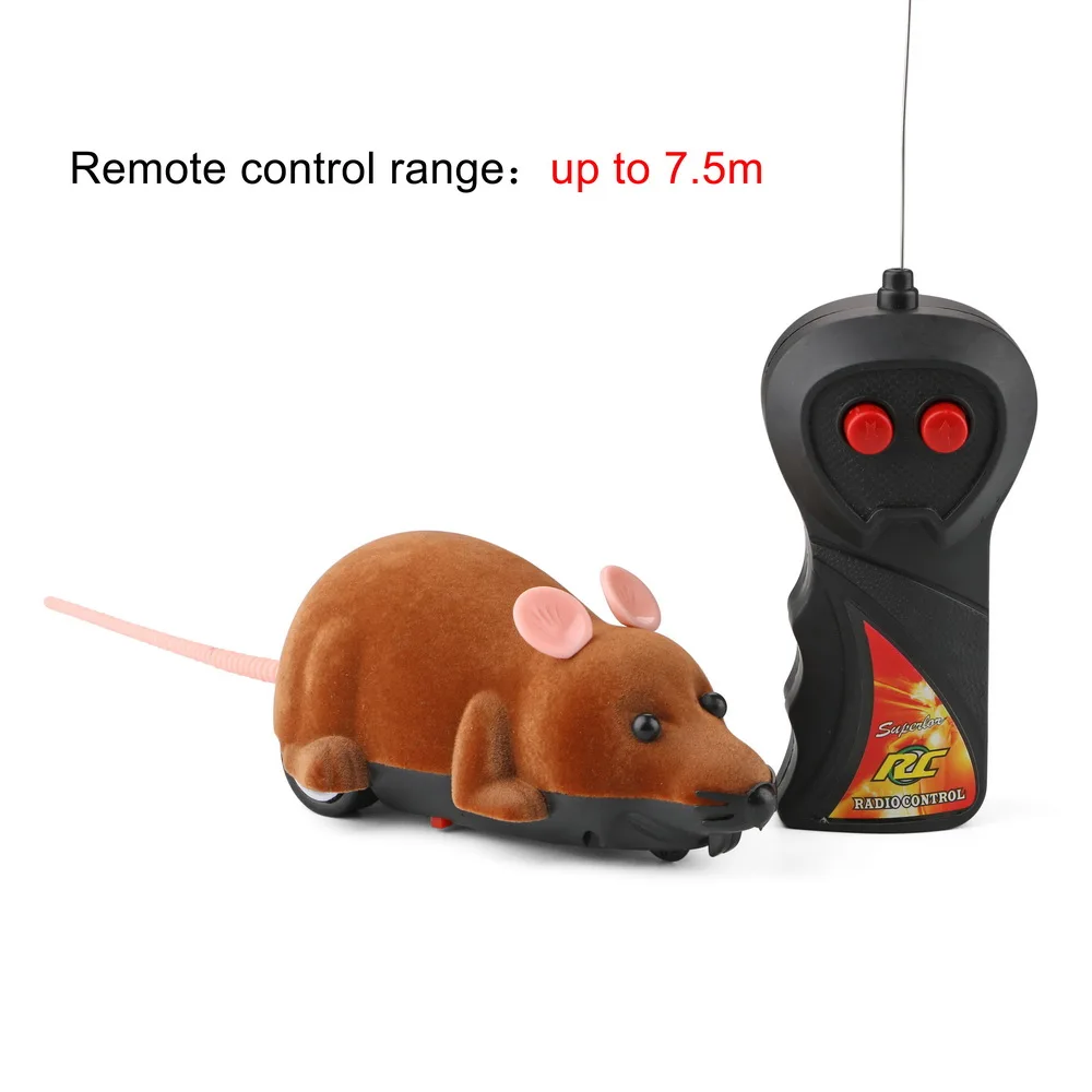 HOOMIN Беспроводной RC мышки для котов игрушки имитация Электрический Мышь Cat