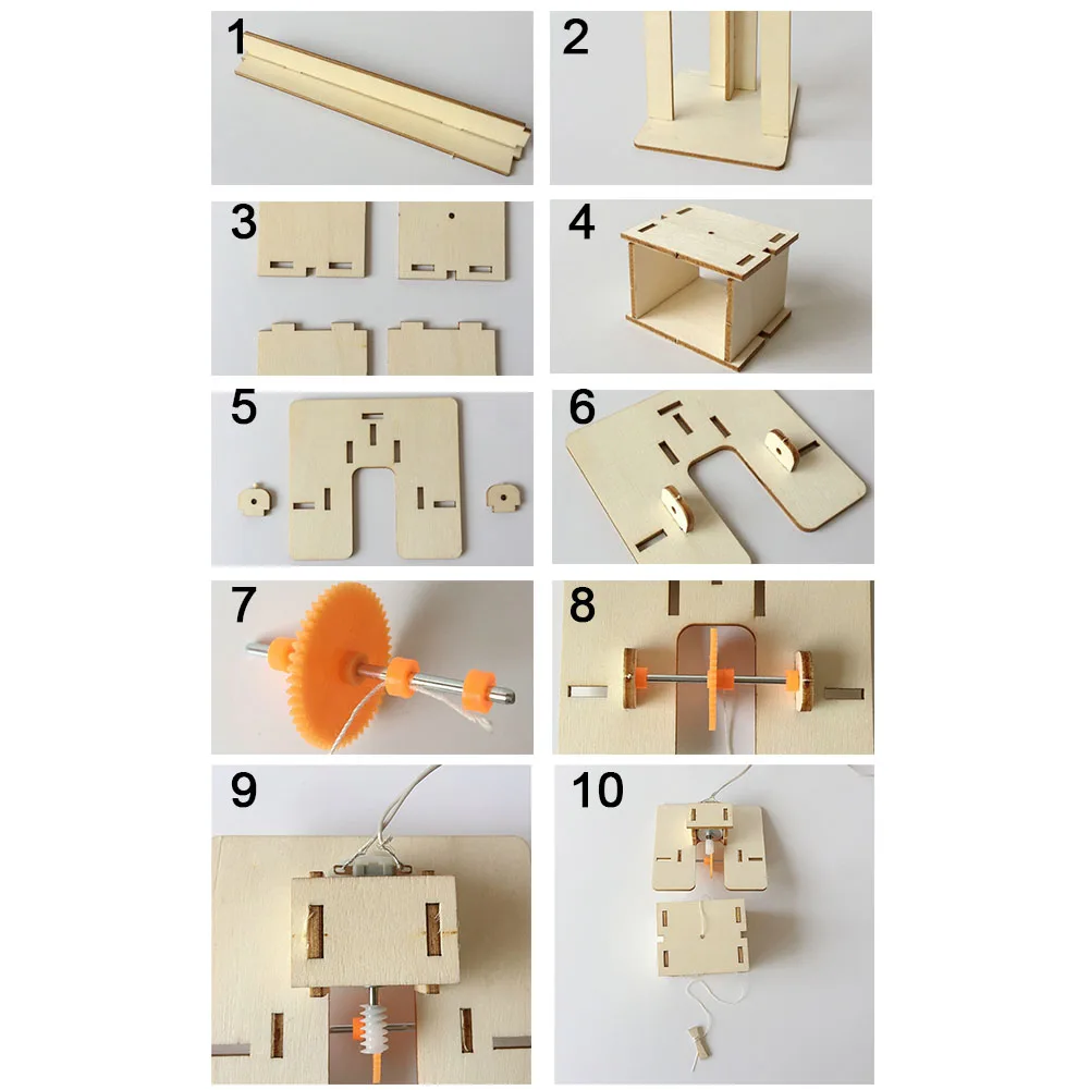 

Assemble DIY Electric Lift Science Kids Educational Toys Experiment Material Puzzles Model Kits Toy for Children Learning Gifts