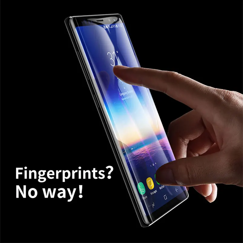 Защитное стекло закаленное для Samsung galaxy Note 10 Plus/9/8/S10/E/S9/S8 Plus 6D/10D|Защитные стёкла и