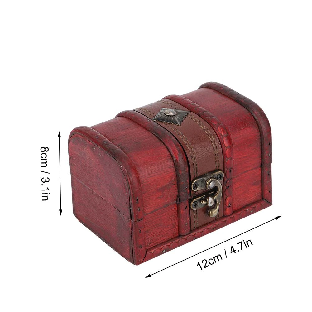 Vintage Wooden Jewelry Storage Box packaging Decorative Display Case box for jewelry Necklace Earring Ring | Украшения и
