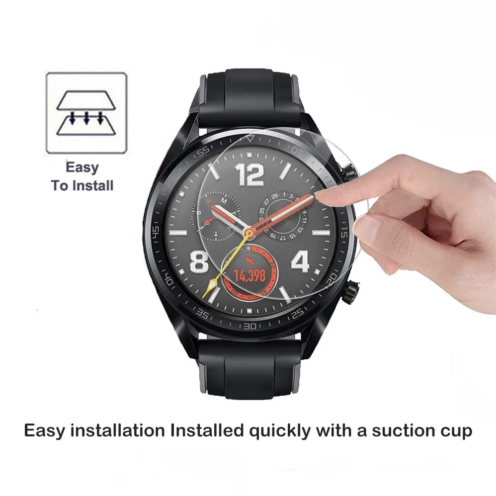 2 шт. для huawei Watch GT Active, элегантное закаленное стекло, защита экрана, защитная пленка, защита от взрывов, защита от осколков