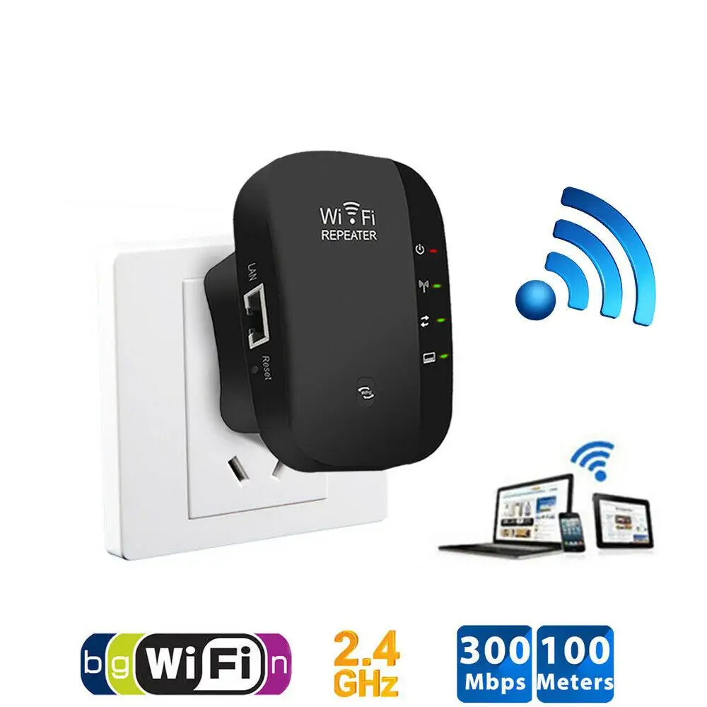 Беспроводной усилитель сигнала ретранслятора WiFi Range Extender 802.11N/B/G 300mbps Repetidor Wifi Wps