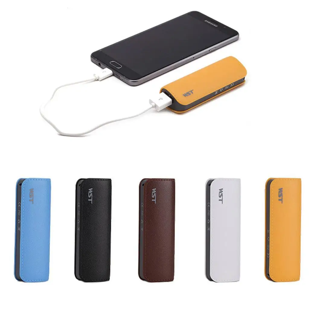 WST 2600mah мини банк силы Портативная зарядка батарея внешние батареи для Samsung iPhone