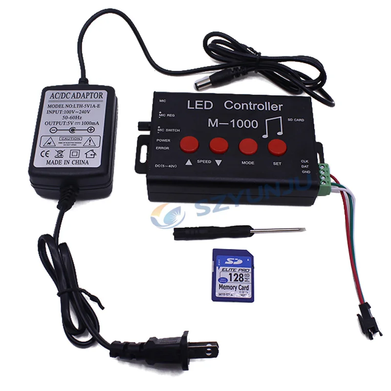 Светодиодный контроллер светодиодный программируемый музыкальный 2048 пикселей