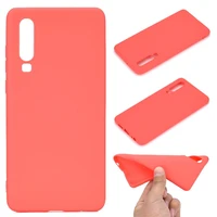 group vertical for huawei p30 lovely candy color matte tpu anti scratch non slip protective cover back case r20