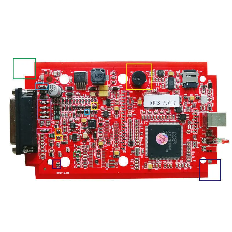 Kess V2 мастер 5 017 ЭБУ OBD2 менеджер Тюнинг Комплект автомобиля грузовиков