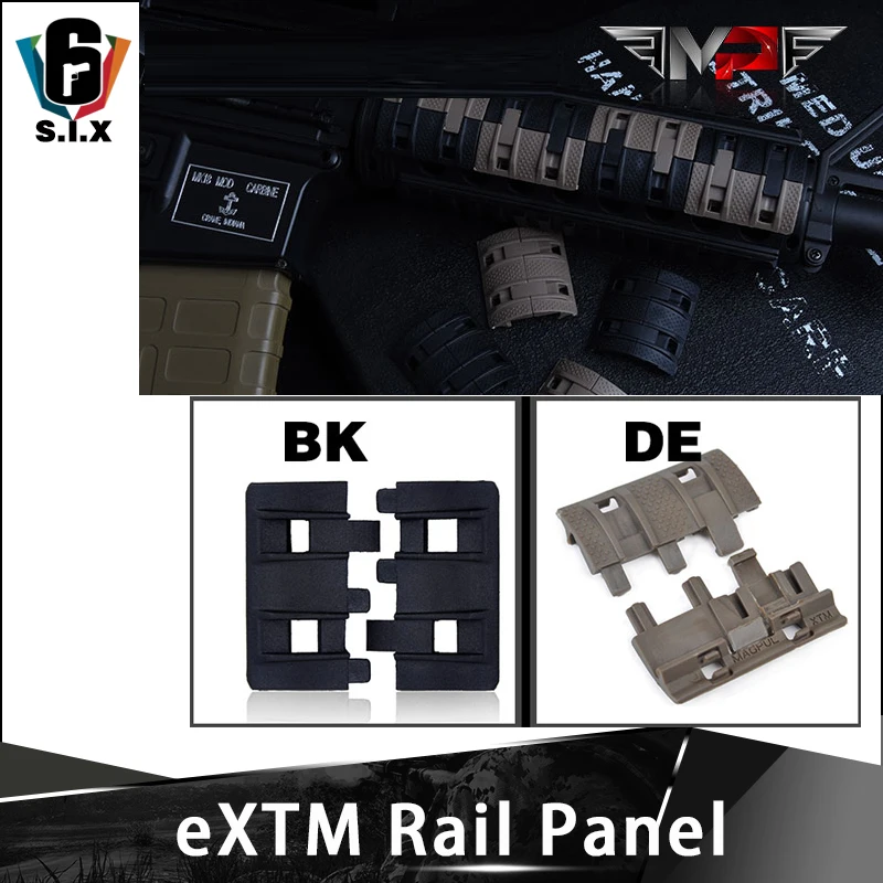 

Tactical Airsoft EXTM Rail Panels Picatinny Rail Handguard Cover Hunting
