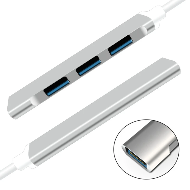 Мульти Usb 3 0 Тип C концентратор 4 порта адаптер сплиттер интерфейс питания Для Imac