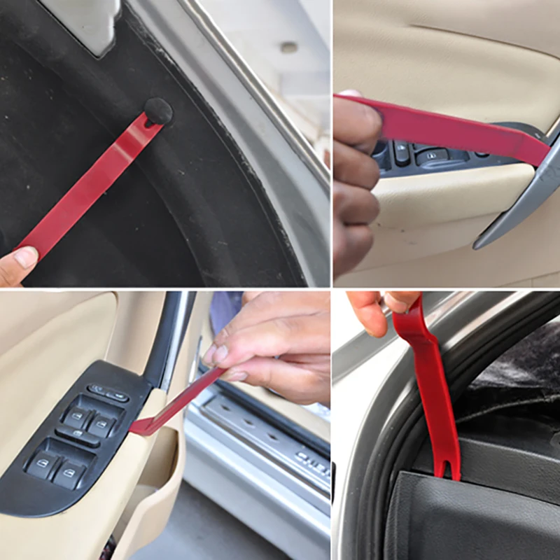 

22pcs Set Car Metal Plastic Car Auto Trim Removal Tool Audio Speaker Door Panel Open Molding Set Kit Pouch Pry Tool Hand Tools