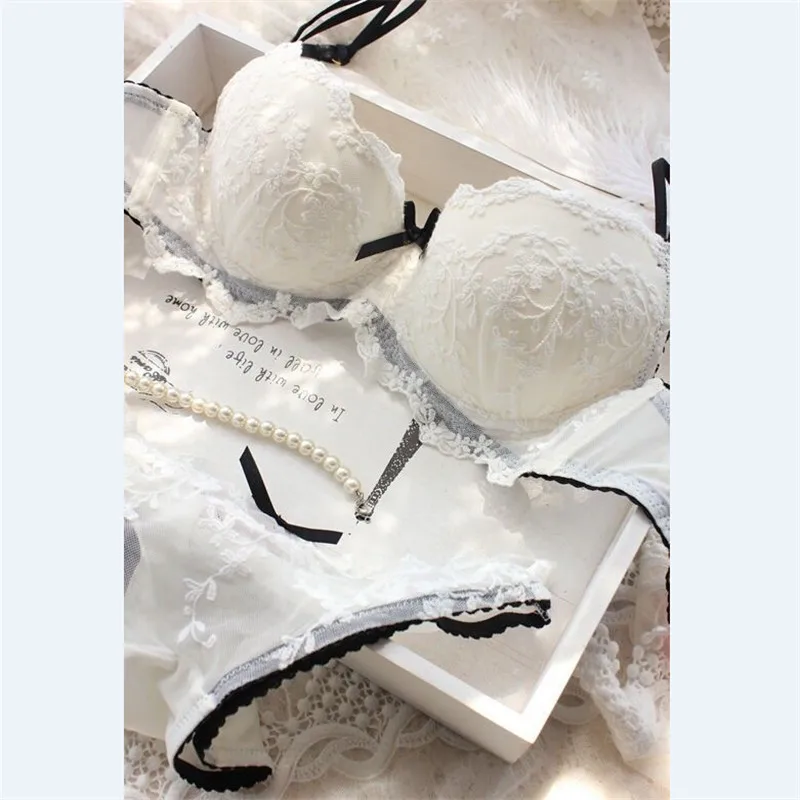 Sexy Women Lace Romantic Temptation Push Up Bra Sets Underwear Bc Panty Set | Женская одежда