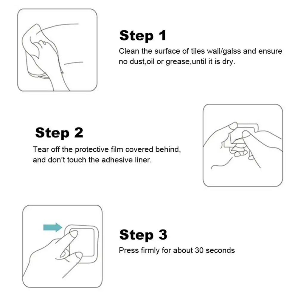 3 м клейкая кухонная настенная дверь из нержавеющей стали крючок вешалка крючки