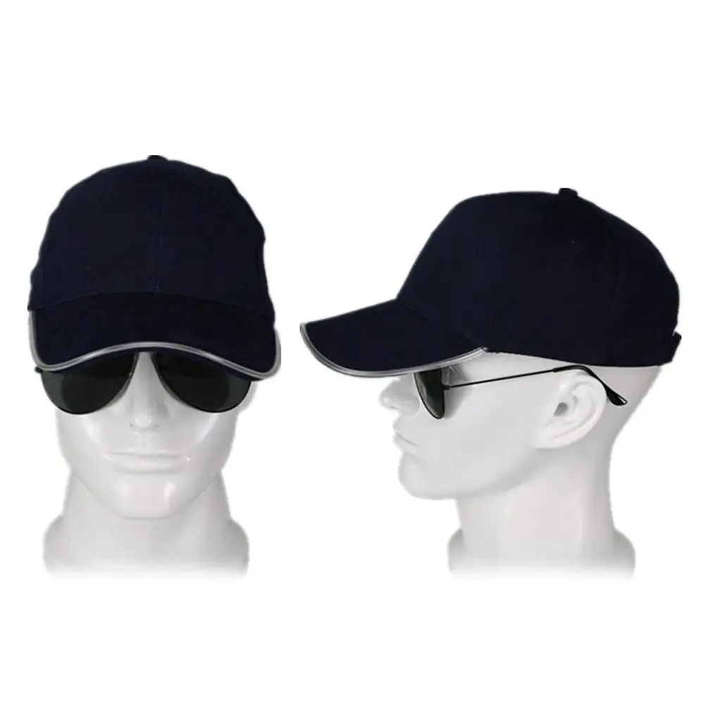 LED Lighted Baseball Hat Adjustable Sports Hats Glow Club Party Hip-Hop Golf Cap Fiber Optic Glowing Sun 16 Colors | Аксессуары для