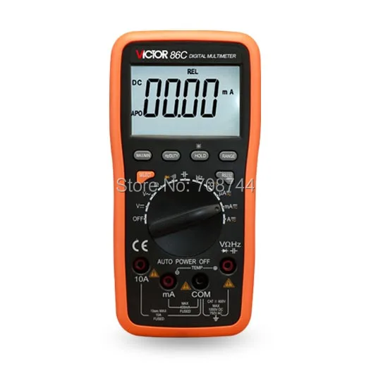 Цифровой мультиметр VICTOR VC86C, цифровой мультиметр USB 3 3/4