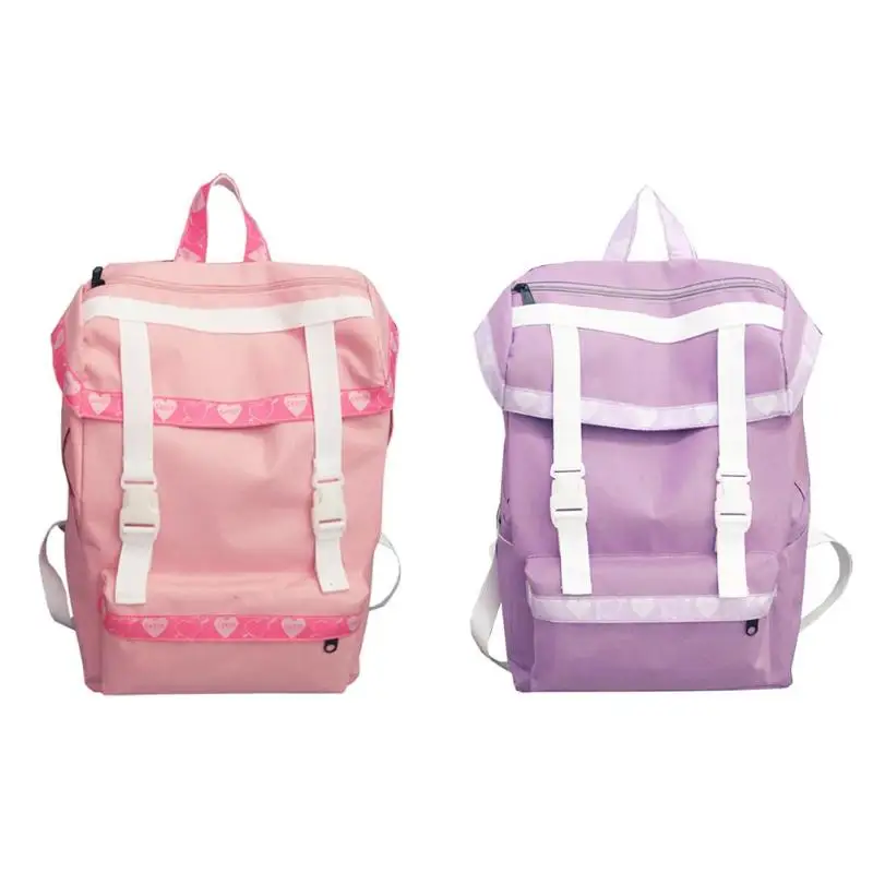 Женские нейлоновые рюкзаки большой вместимости дорожные школьные сумки через