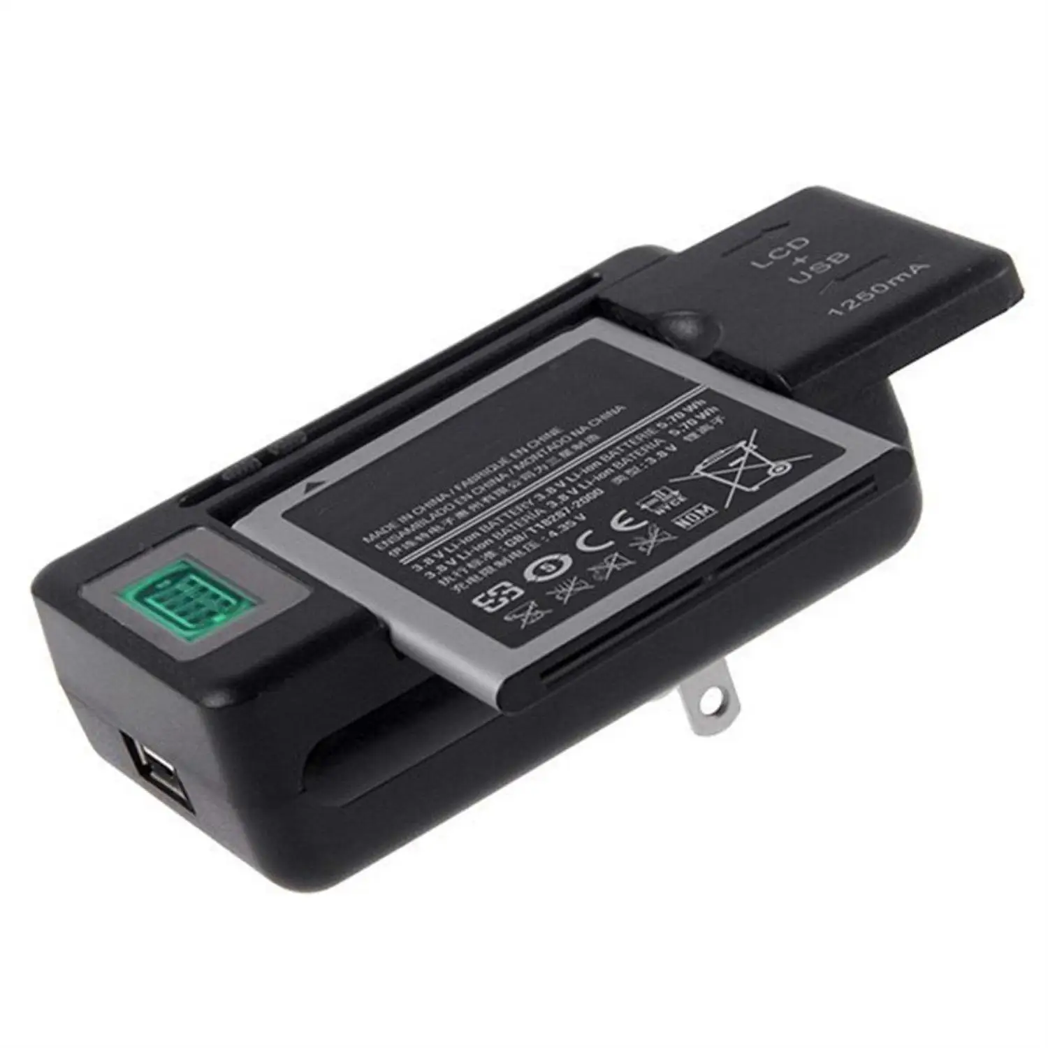 General Charger LCD Display Smart USB DC 4.35V Fast With indication function Black Lithium battery | Мобильные телефоны и