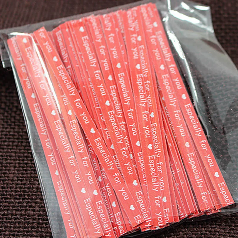 100Pcs торт подарок для обвязывательной разноцветная сумка конфет упаковка