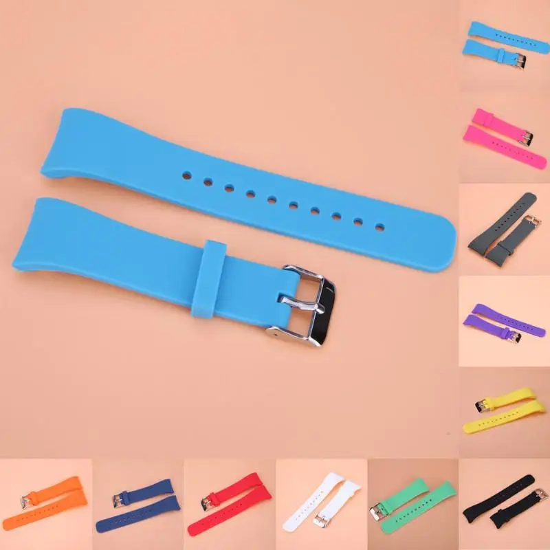Силиконовый ремешок для часов Samsung Gear Fit 2 SM R360/Fit2 Pro R365 11 цветов|Ремешки часов| |