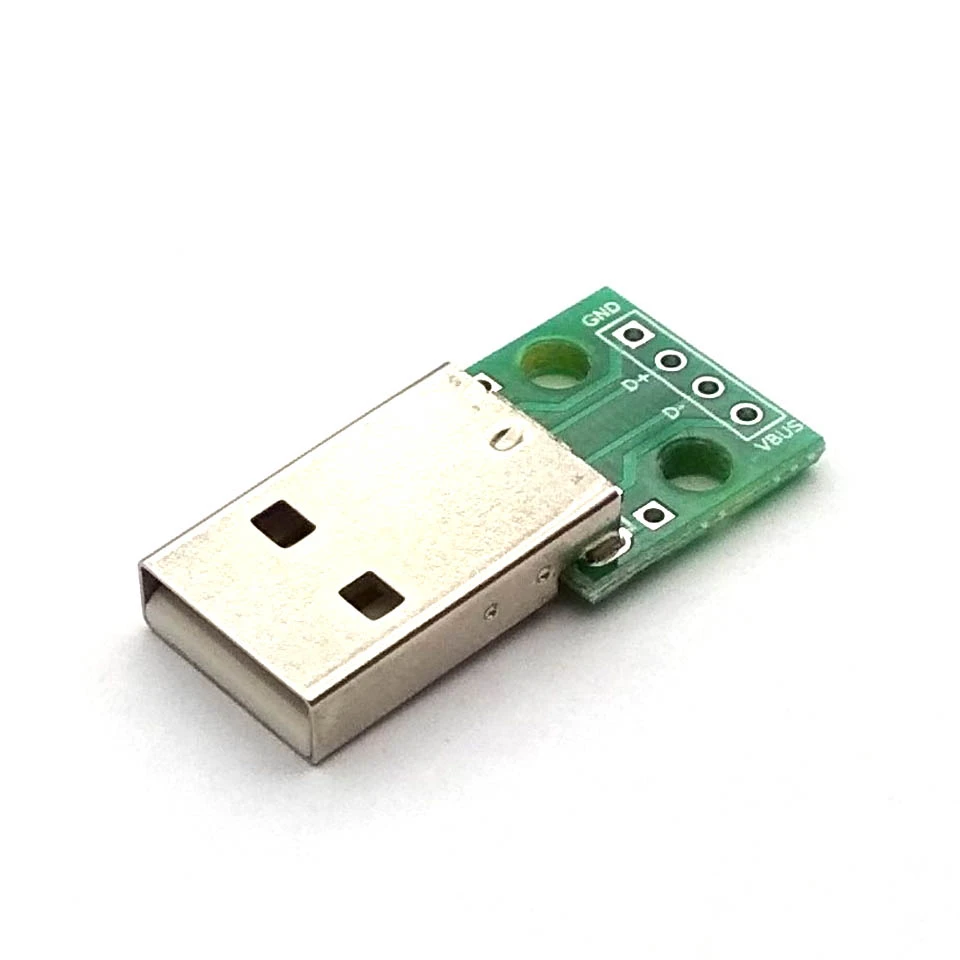 Адаптер USB для DIP адаптера 4 контакта 2 54 мм печатной платы источник питания набор