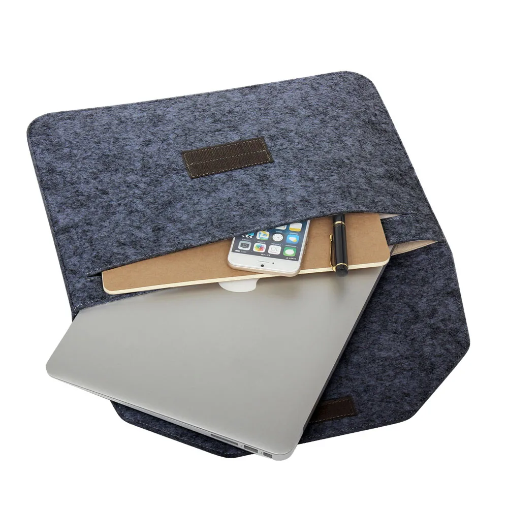 Модный мягкий чехол-сумка для Apple Macbook Air Pro Retina 13 дюймов ноутбука с защитой от