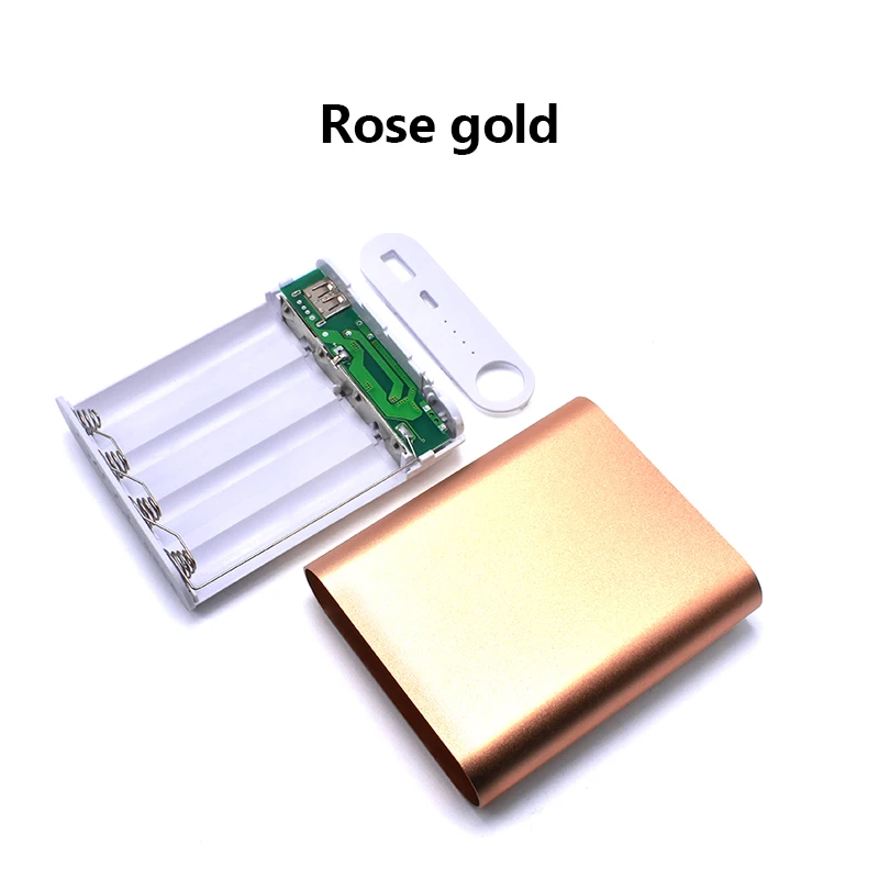 4X18650 зарядное устройство DIY Power Bank Box чехол Универсальный USB Комплект для всех