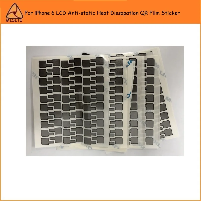 

500pcs /lot Anti-static Heat Dissipation Film Sticker for iPhone 6/6Plus LCD Screen Assembly QR Code Film Sticker Part